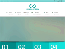 Tablet Screenshot of dinamicweb.com.br